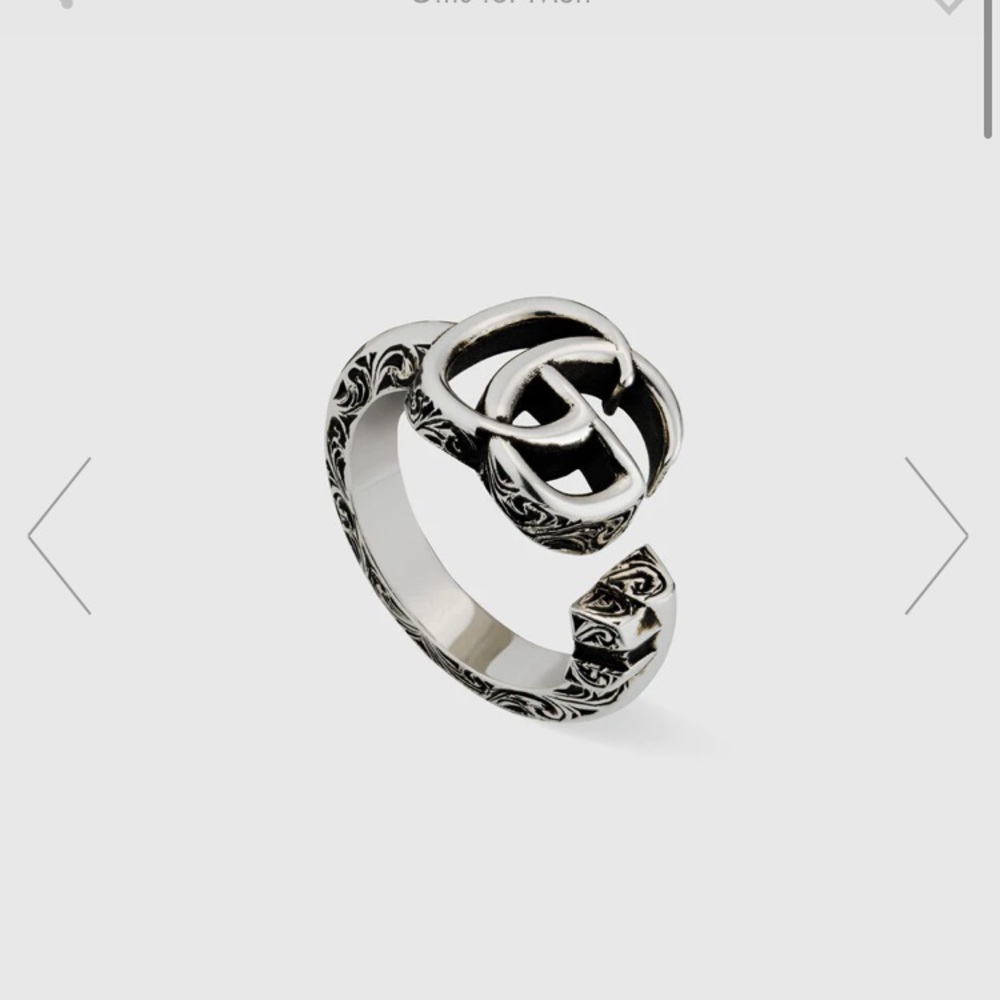 Double G Gucci ring
